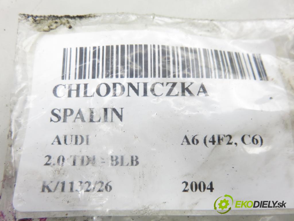 AUDI A6 (4F2, C6) SEDAN 2004 103,00 2.0 TDI - BLB 1968,00 Chladič spalín