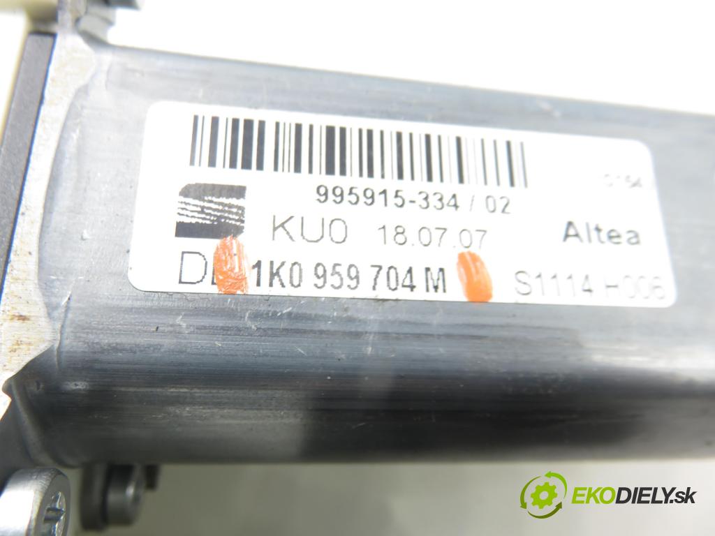 SEAT ALTEA XL (5P5, 5P8) MINIVAN 2007 77,00 1.9 TDI - BLS 1896,00 mechanismus oken PTE 1K0959704M