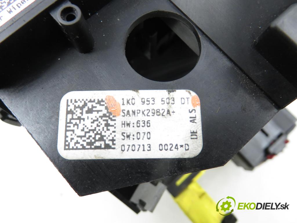 SEAT ALTEA XL (5P5, 5P8) MINIVAN 2007 77,00 1.9 TDI - BLS 1896,00 páčka/prepínač 1K0953503DT ; 1K0959653C ; 1K0953549BC