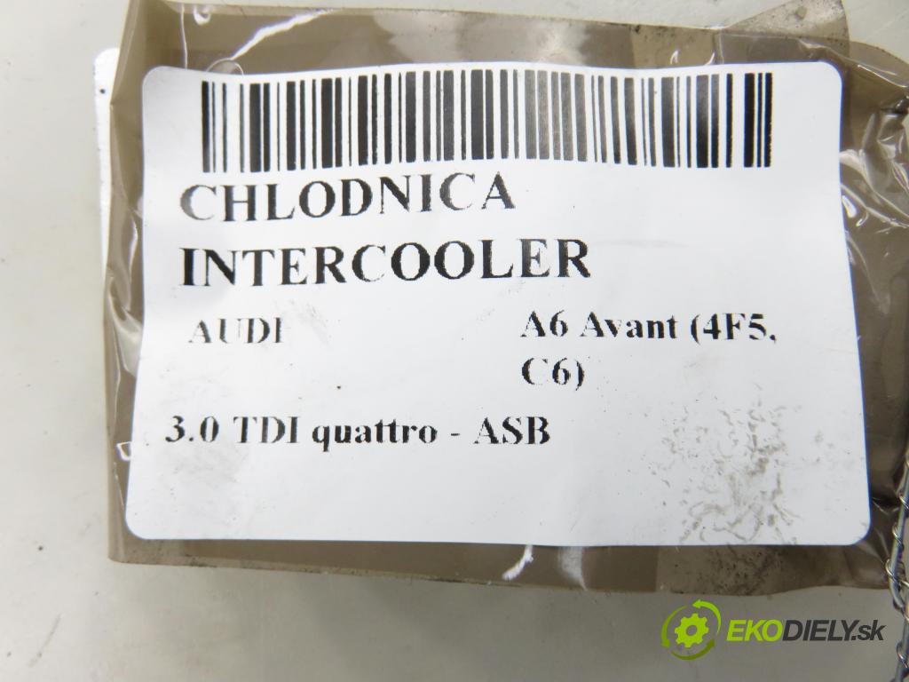 AUDI A6 Avant (4F5, C6) KOMBI 2006 171,00 3.0 TDI quattro - ASB 2967,00 chladič intercooler