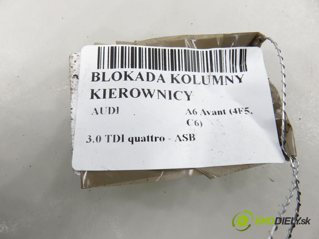 AUDI A6 Avant (4F5, C6) KOMBI 2006 171,00 3.0 TDI quattro - ASB 2967,00 blokáda tyče volantu 4F0905852B ; 4F0910852