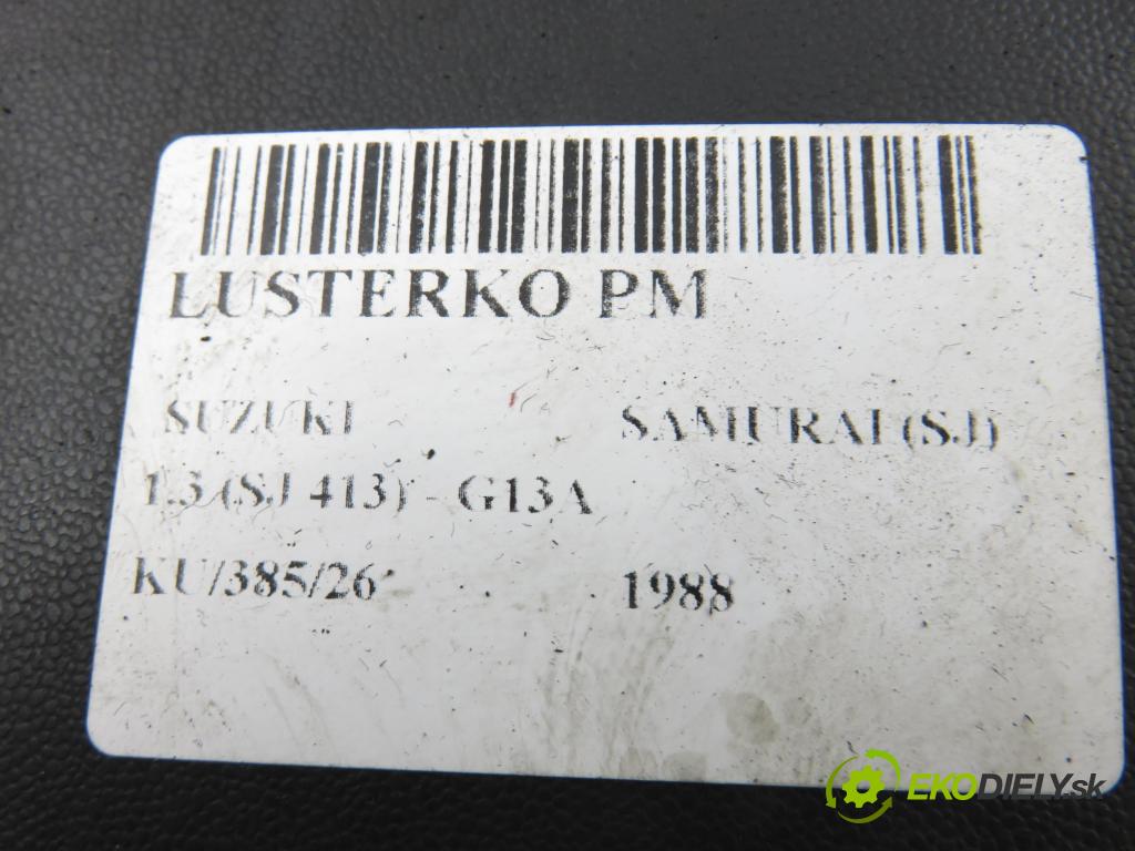 SUZUKI SAMURAI (SJ) TERENOWY 1988 47,00 1.3 (SJ 413) - G13A 1324,00 Spätné zrkadlo PM