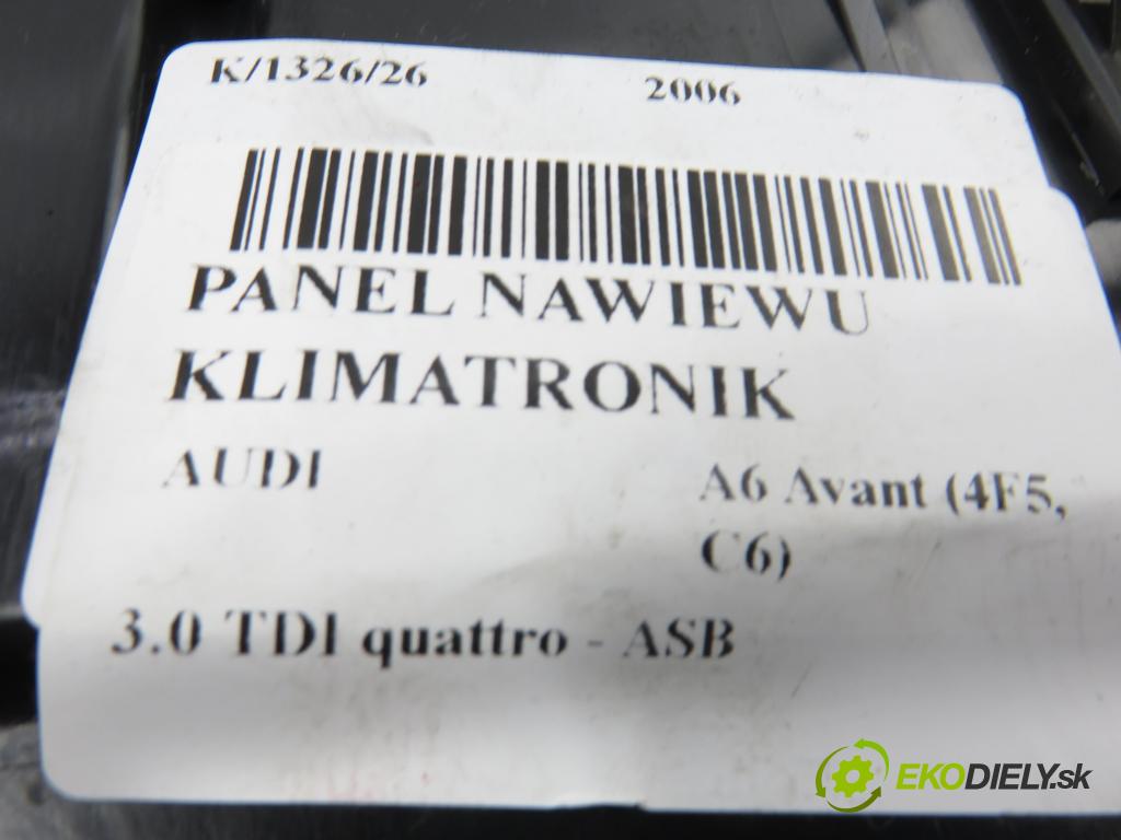 AUDI A6 Avant (4F5, C6) KOMBI 2006 171,00 3.0 TDI quattro - ASB 2967,00 Panel topení KLIMATRONIK 4F1820043AA
