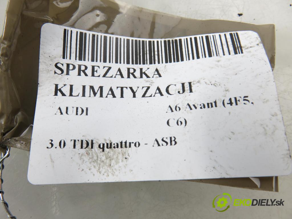 AUDI A6 Avant (4F5, C6) KOMBI 2006 171,00 3.0 TDI quattro - ASB 2967,00 KOMPRESOR: klimatizace 4F0260805S (Kompresor klimatizace)