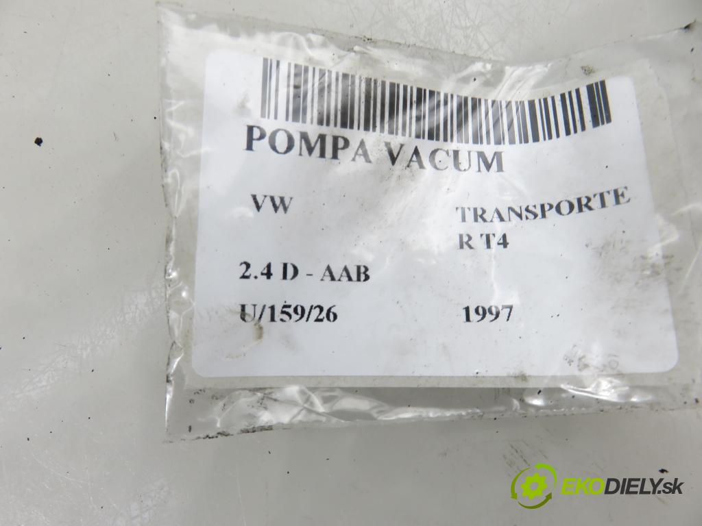 VW TRANSPORTER IV Autobus (70XB, 70XC, 7DB, 7DW, 7DK) BUS 1997 57,00 2.4 D 78 2370,00 Pumpa vákuová 074145100A