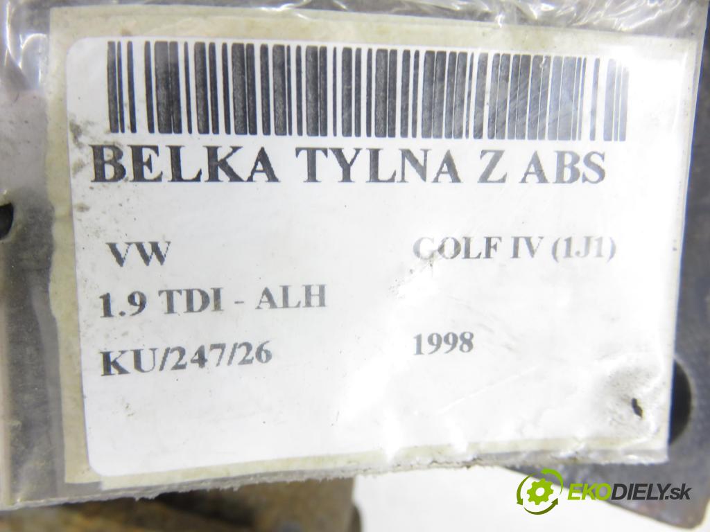 VW GOLF IV (1J1) HB 1998 66,00 1.9 TDI 90 - ALH 1896,00 Výstuha zadná ABS