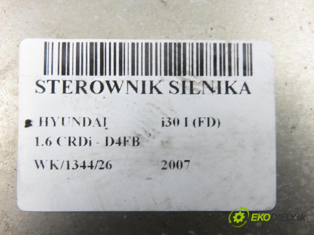 HYUNDAI i30 (FD) HB 2007 66,00 1.6 CRDi - D4FB 1582,00 řídící jednotka motora 391052A710 ; 0281014292