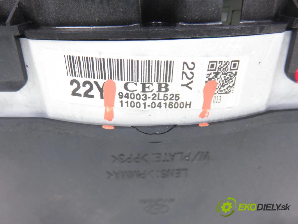 HYUNDAI i30 (FD) HB 2007 66,00 1.6 CRDi - D4FB 1582,00 Prístrojovka elektrický 940032L525 ; 11001041600H