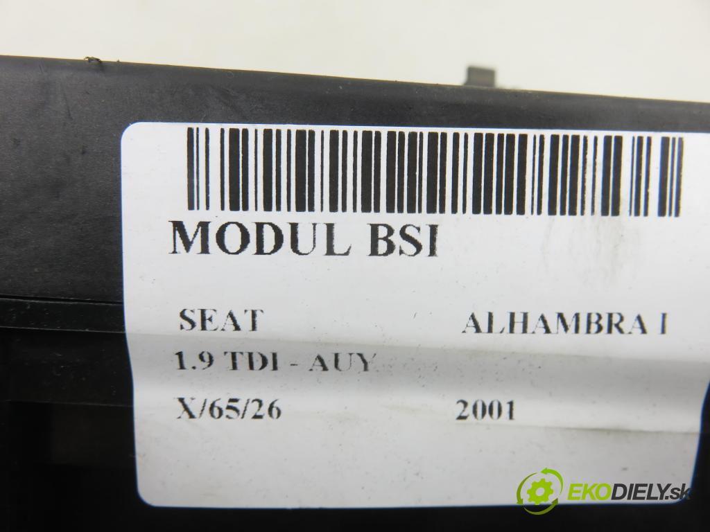 SEAT ALHAMBRA (7V8, 7V9) MINIVAN 2001 85,00 1.9 TDI PD 115 - AUY 1896,00 MODUL BSI 7M3962258AD ; S120042300A