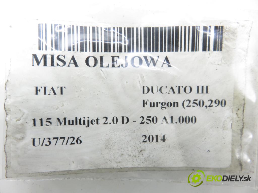 FIAT DUCATO Furgon (250_, 290_) FURGON 2014 85,00 115 Multijet 2.0 D - 250 A1.000 1956,00 vana olejová 55236121 (Olejová vana)
