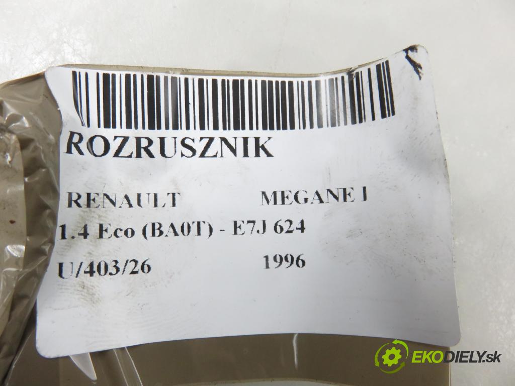 RENAULT MEGANE I (BA0/1_) HB 1996 52,00 1.4 Eco (BA0T) - E7J 624 1390,00 Štartér STX200015 (Štartér)