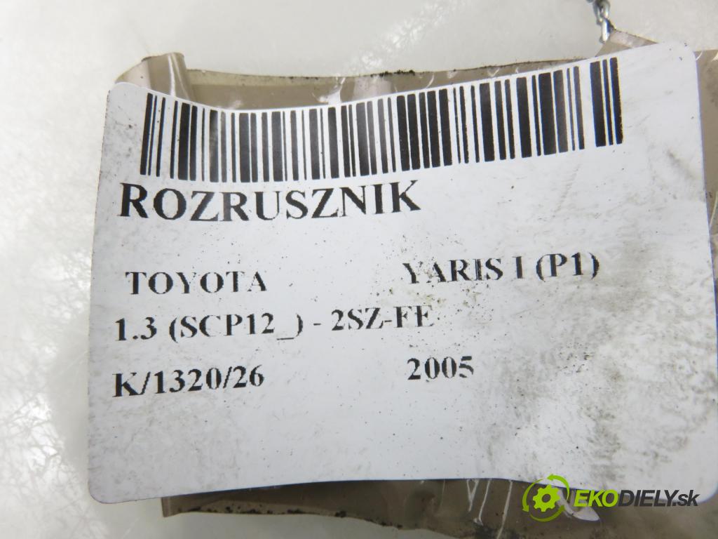 TOYOTA YARIS (_P1_) HB 2005 64,00 1.3 (SCP12_) - 2SZ-FE 1298,00 Štartér 281000J020 ; MS2280009540 (Štartér)