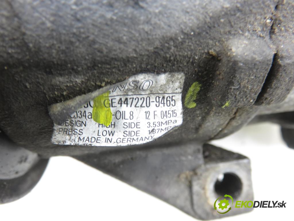 TOYOTA YARIS (_P1_) HB 2005 64,00 1.3 (SCP12_) - 2SZ-FE 1298,00 KOMPRESOR: klimatizace 4472209465 (Kompresor klimatizace)
