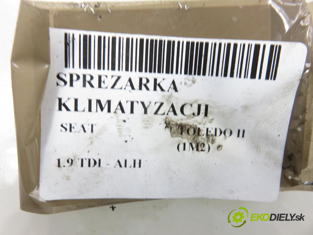 SEAT TOLEDO II (1M2) SEDAN 1999 66,00 1.9 TDI 90 - ALH 1896,00 KOMPRESOR: klimatizace 1J0820803F (Kompresor klimatizace)