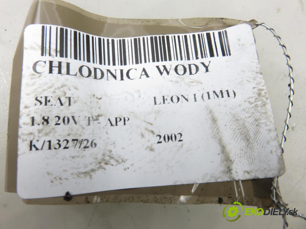 SEAT LEON (1M1) HB 2002 132,00 1.8 20V T - APP 1781,00 chladič vody 1J0121253P