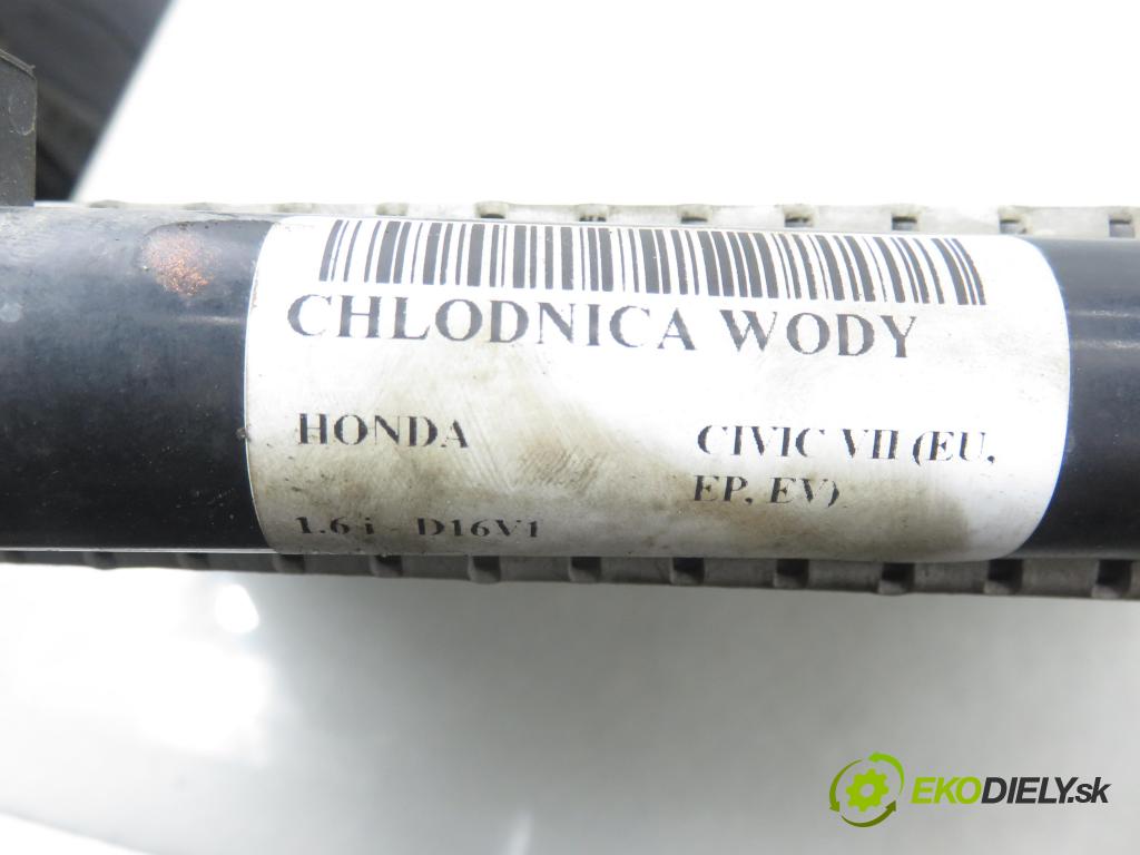 HONDA CIVIC VII Hatchback (EU, EP, EV) HB 2002 81,00 1.6 i - D16V1 1590,00 chladič vody