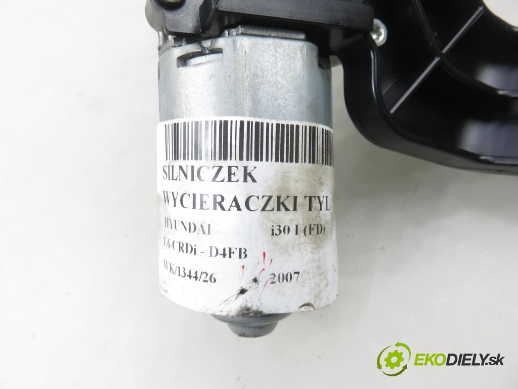 HYUNDAI i30 (FD) HB 2007 66,00 1.6 CRDi 1582,00 Motorček stierače zadné 987002L000