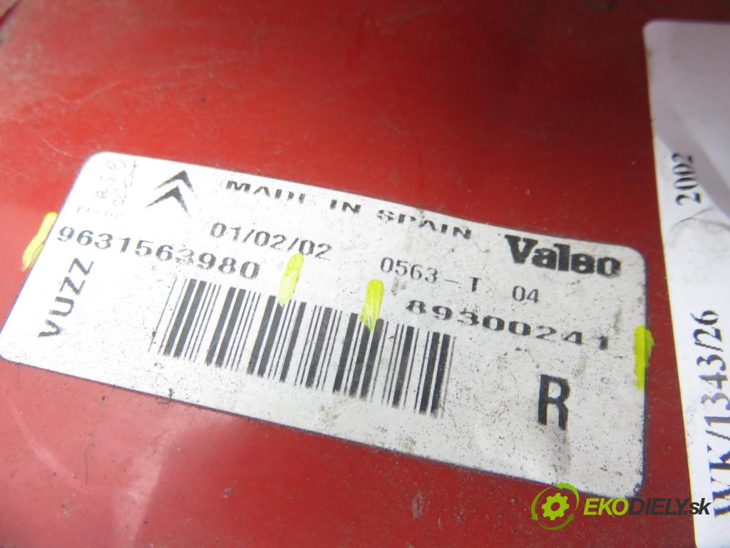 CITROEN XSARA PICASSO (N68) MINIVAN 2002 85,00 1.8 16V - 6FZ (EW7J4) 1749,00 světlo pravé zadní 89300241 ; 9631563980