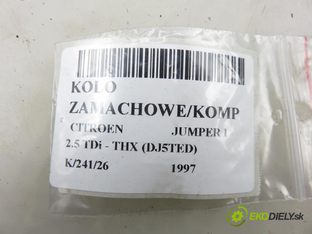 CITROEN JUMPER Platforma / podwozie (230) KABINA/PLATFORMA 1997 79,00 2.5 TDi - THX (DJ5TED) 2446,00 Koleso zotrvačník 9610195021 ; 324028310