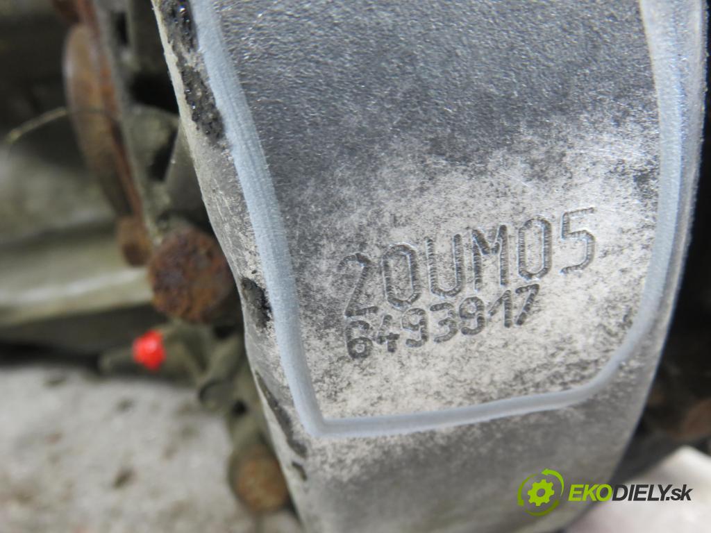 PEUGEOT BOXER Skrzynia (244) FURGON 2006 94,00 2.8 HDi - 8140.43S (F28DTCR) 2798,00 převodovka MANUALNA 20UM05