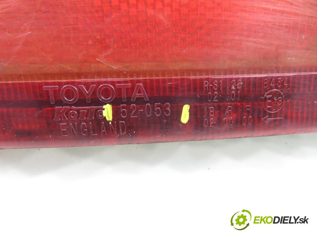 TOYOTA YARIS (_P1_) HB 2005 64,00 1.3 VVTi 87 - 2SZ-FE 1298,00 světlo levé zadní 52053