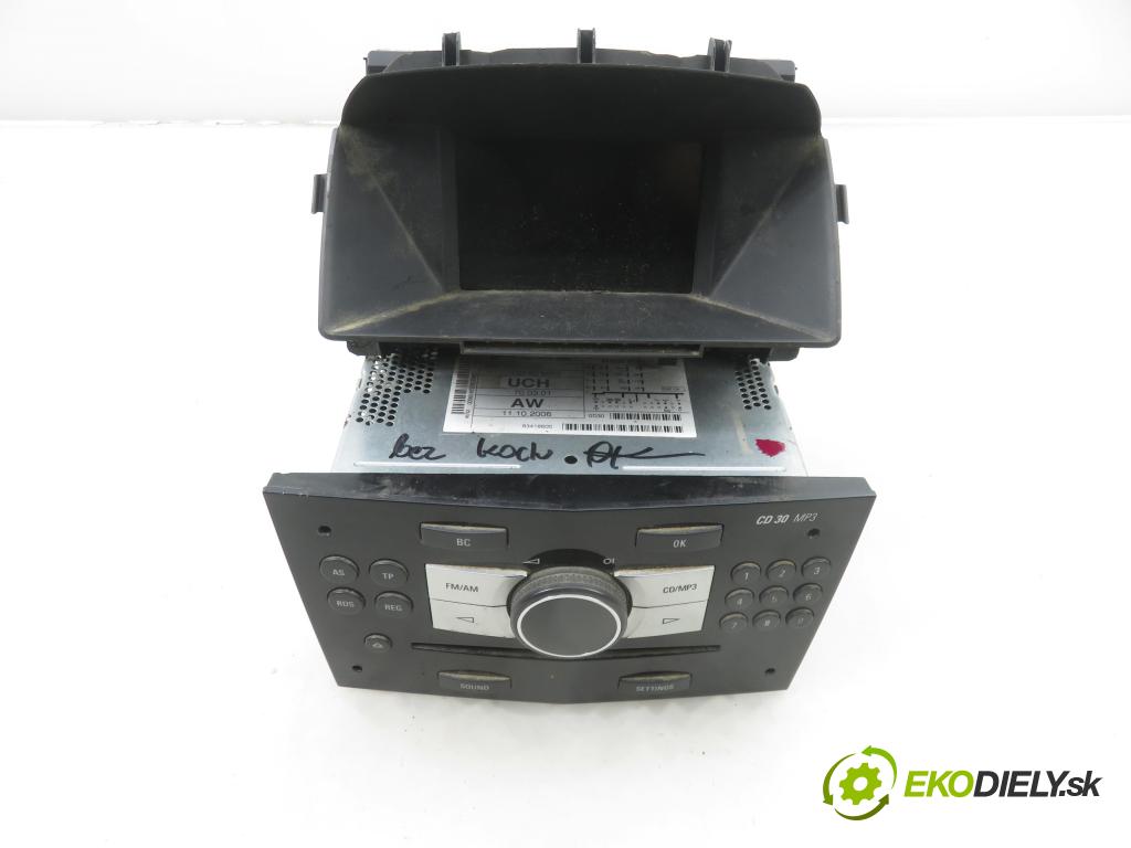 OPEL ZAFIRA B (A05) MINIVAN 2008 88,00 1.9 CDTI - Z 19 DT 1910,00 RADIO CD 13255555 ; 13275077