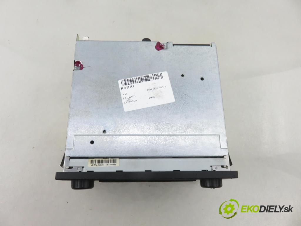 VW POLO (9N_) HB 2006 40,00 1.2 - BMD 1198,00 RADIO CD 6Q0035152