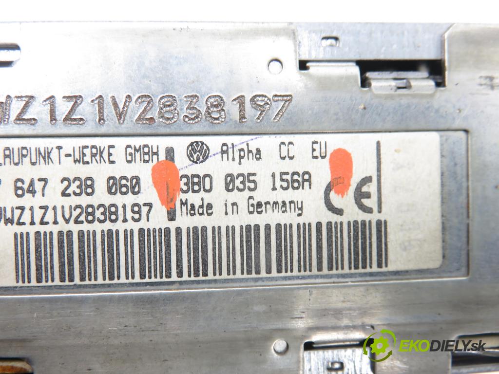 VW PASSAT B5 Variant (3B5) KOMBI 1998 81,00 1.9 TDI - AFN 1896,00 RADIO Modul 3B0035156A