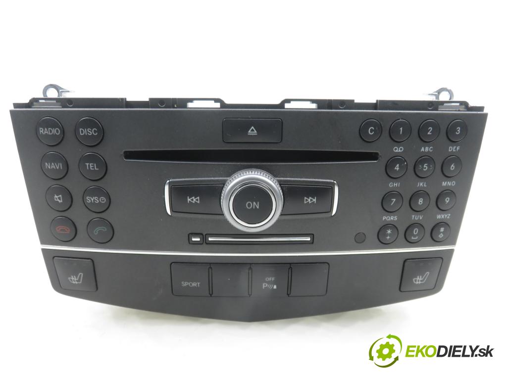 MERCEDES-BENZ KLASA C T-Model (S204) KOMBI 2011 135,00 C 200 CGI (204.248) - M 271.860 1796,00 RADIO CD 2049005903 ; 2049016601 ; 2049028801
