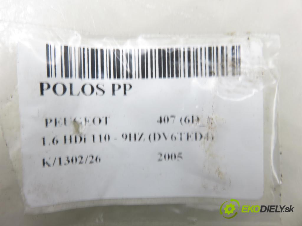 PEUGEOT 407 (6D_) SEDAN 2005 80,00 1.6 HDi 110 - 9HZ (DV6TED4) 1560,00 Poloos PP 