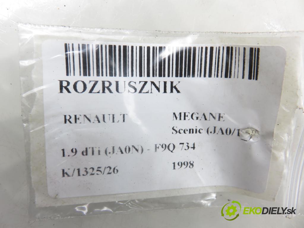 RENAULT MEGANE Scenic (JA0/1_) MINIVAN 1998 72,00 1.9 dTi (JA0N) - F9Q 734 1870,00 Štartér D7R25 ; 865213 (Štartér)