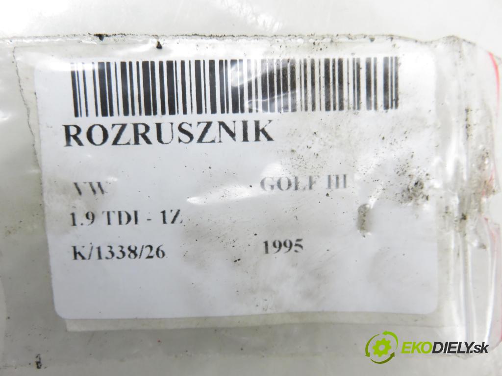 VW GOLF III (1H1) HB 1995 66,00 1.9 TDI 90 - 1Z 1896,00 startér 02A911024 ; 0001125007 (Startér)