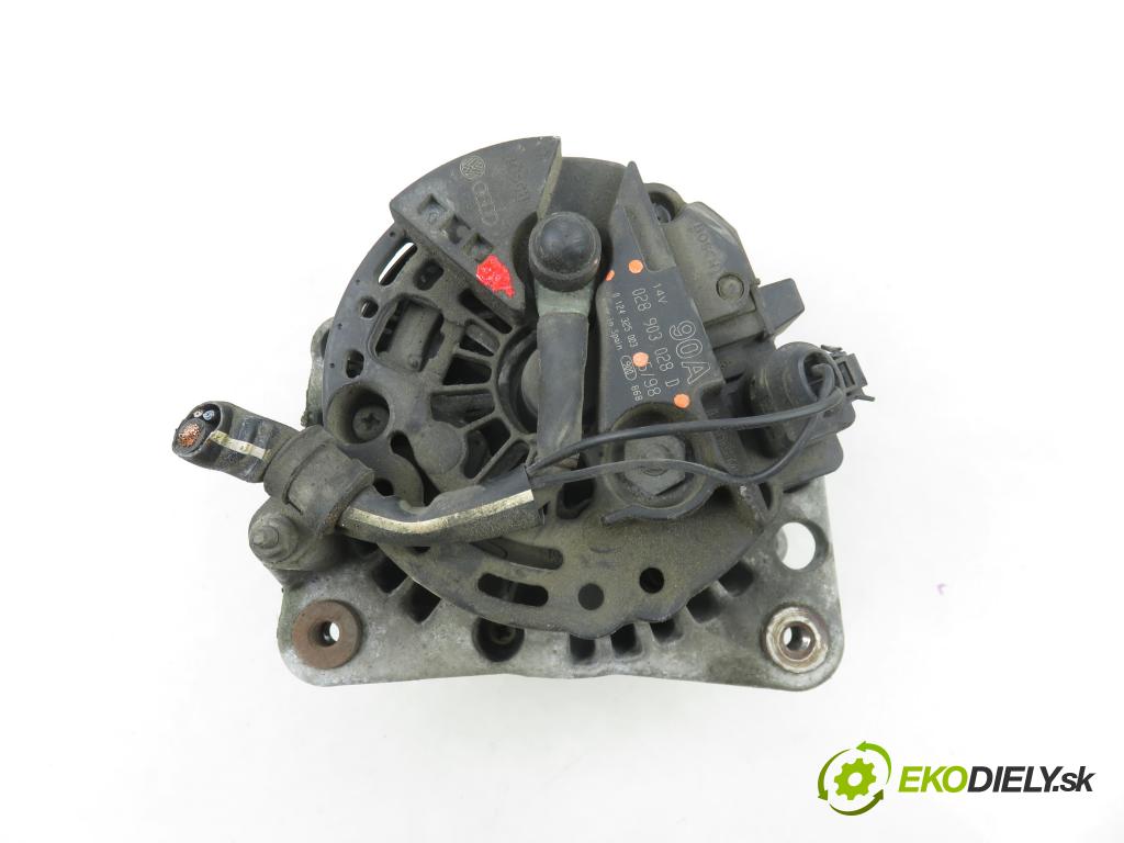 AUDI A3 (8L1) HB 1998 74,00 1.6 - AKL 1595,00 Alternátor 028903028D ; 0124325003 (Alternátor)