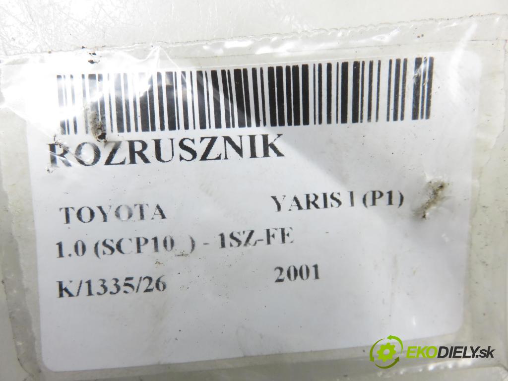 TOYOTA YARIS (_P1_) HB 2001 50,00 1.0 (SCP10_) - 1SZ-FE 998,00 Štartér 281000J020 ; MS2280009540 (Štartér)