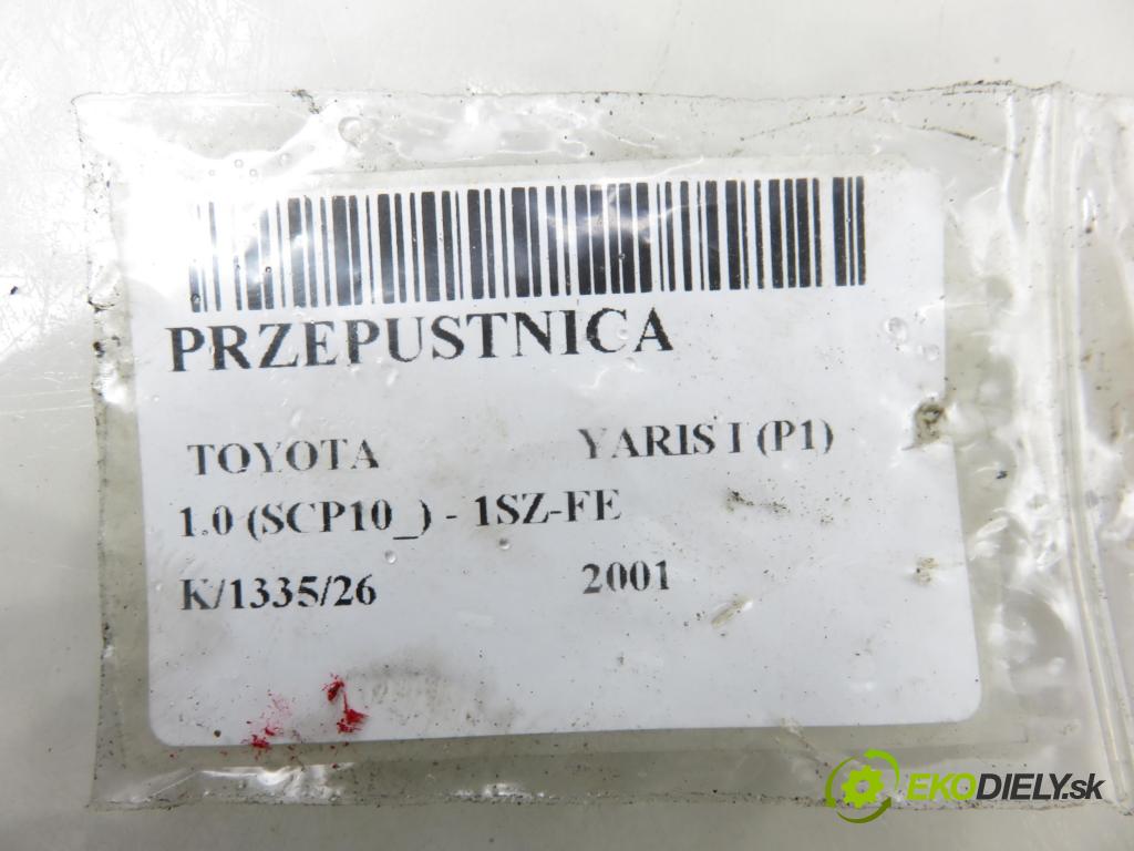 TOYOTA YARIS (_P1_) HB 2001 50,00 1.0 (SCP10_) - 1SZ-FE 998,00 Škrtiaca klapka 222100J010 (Škrtiaca klapka)