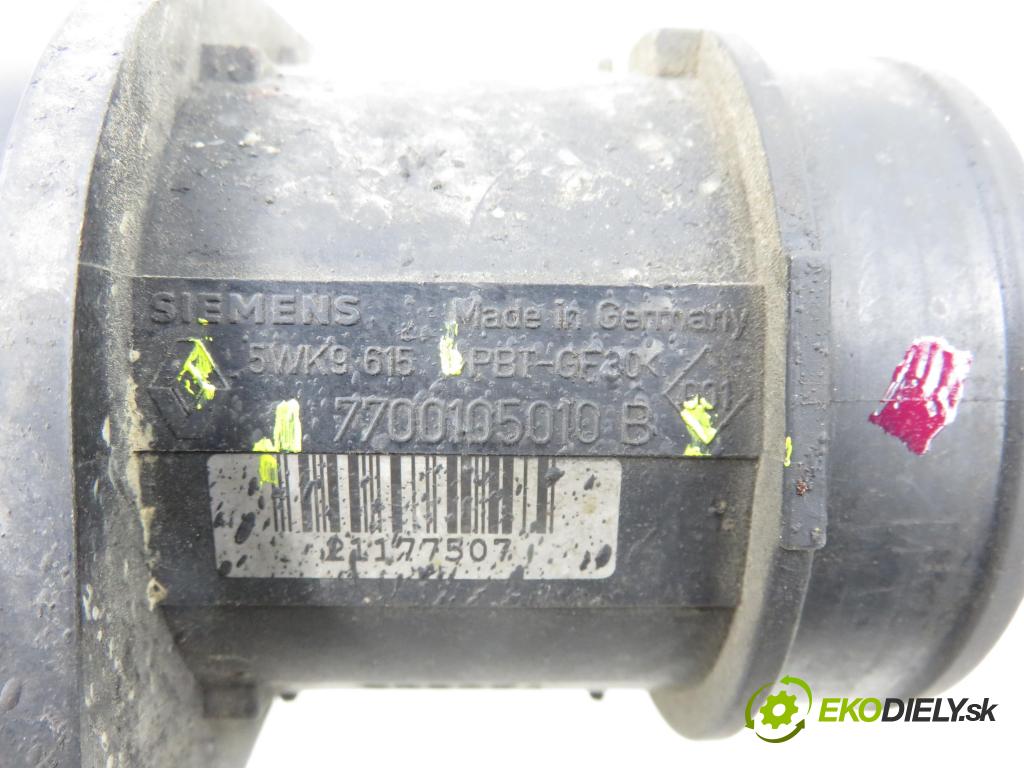 RENAULT MEGANE Scenic (JA0/1_) MINIVAN 1998 72,00 1.9 dTi (JA0N) - F9Q 734 1870,00 váha vzduchu vzduchu 5WK9615 ; 7700105010 ; 7700105010B