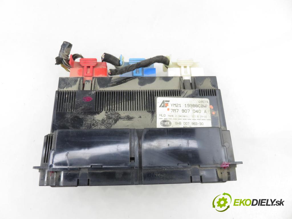 SEAT ALHAMBRA (7V8, 7V9) MINIVAN 2001 85,00 1.9 TDI PD 115 - AUY 1896,00 Panel topení KLIMATRONIK 7M7907040A ; YM2119988CBW