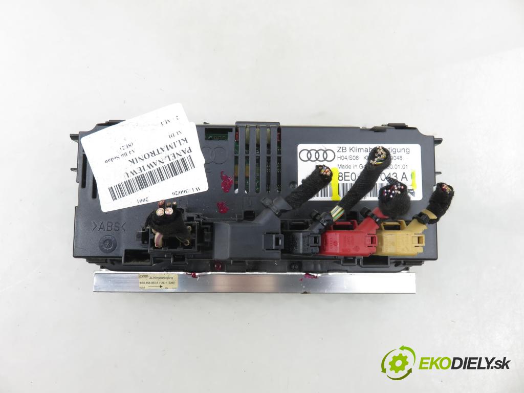 AUDI A4 (8E2, B6) SEDAN 2001 96,00 2 - ALT 1984,00 Panel kúrenia KLIMATRONIK 8E0820043A