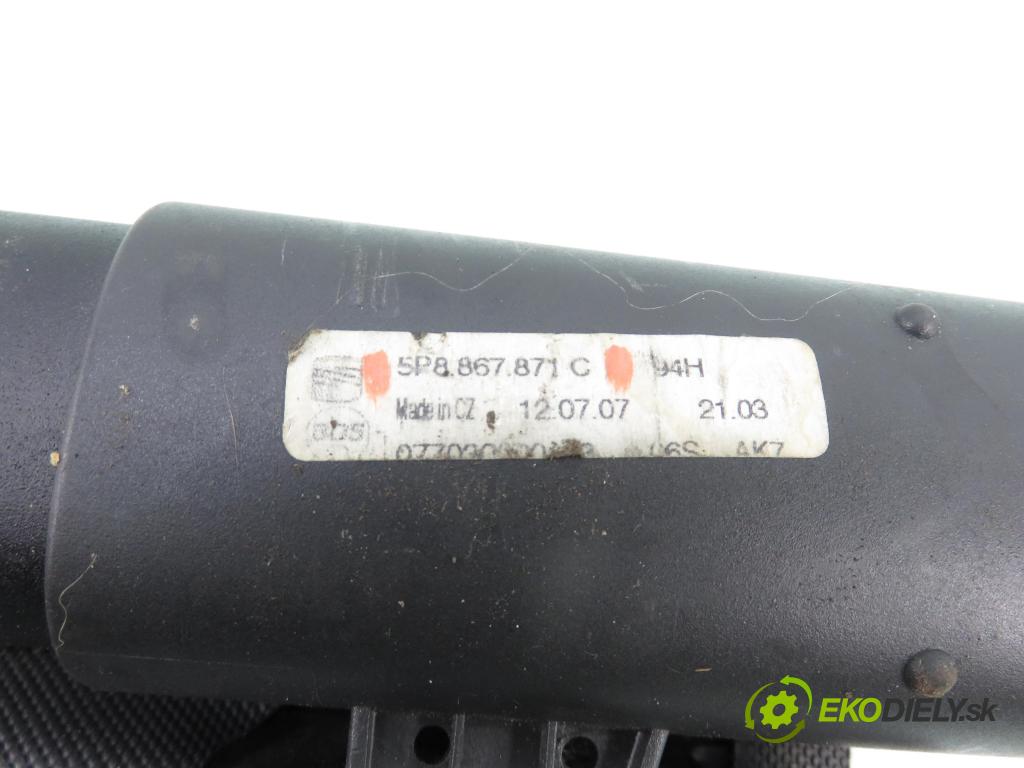 SEAT ALTEA XL (5P5, 5P8) MINIVAN 2007 77,00 1.9 TDI - BLS 1896,00 Roleta kufr 5P8867871C