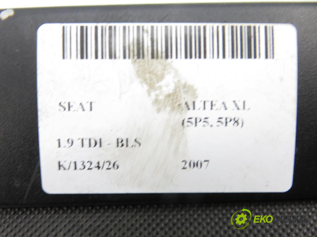SEAT ALTEA XL (5P5, 5P8) MINIVAN 2007 77,00 1.9 TDI - BLS 1896,00 Roleta kufr 5P8867871C