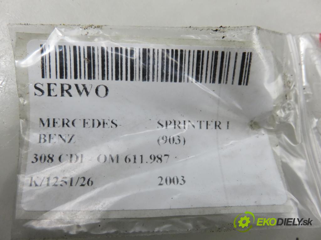 MERCEDES-BENZ SPRINTER 3-t Skrzynia (903) FURGON 2003 60,00 308 CDI - OM 611.987 2148,00 posilovač  (Servočerpadlo)