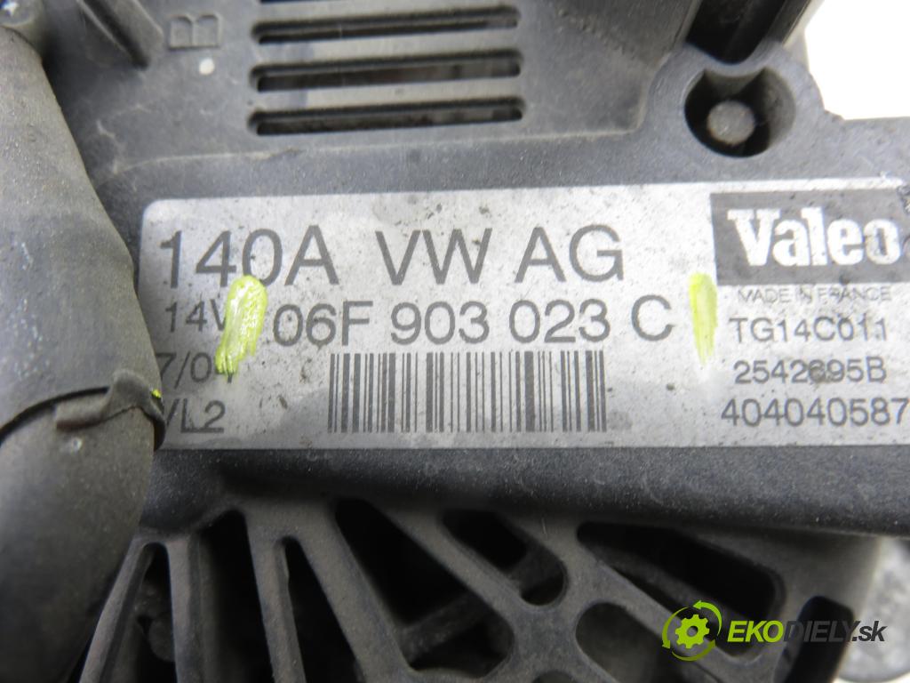 VW GOLF V (1K1) HB 2004 55,00 2.0 SDI - BDK 1968,00 Alternátor 06F903023C (Alternátor)