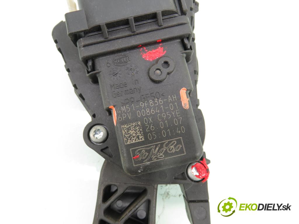 FORD FOCUS II (DA_, HCP) HB 2007 66,00 1.6 TDCi 90 - HHDB 1560,00 Potenciometer plynu 4M519F836AH ; 6PV00864101 (Potenciometer plynového pedálu)