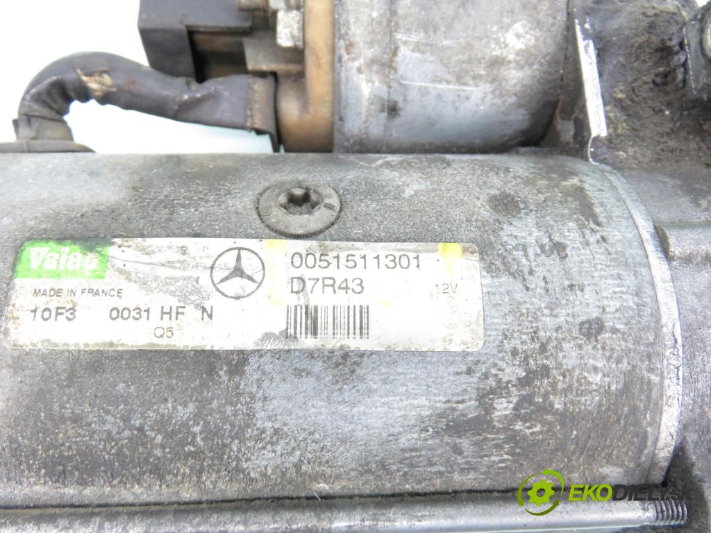 MERCEDES-BENZ SPRINTER 3-t Skrzynia (903) FURGON 2003 60,00 308 CDI - OM 611.987 2148,00 Štartér 0051511301 ; D7R43 (Štartér)