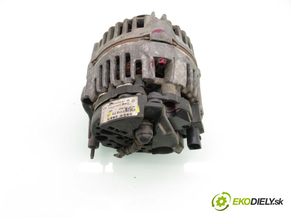 AUDI A3 (8L1) HB 2002 92,00 1.8 - APG 1781,00 Alternátor 038903018PX (Alternátor)