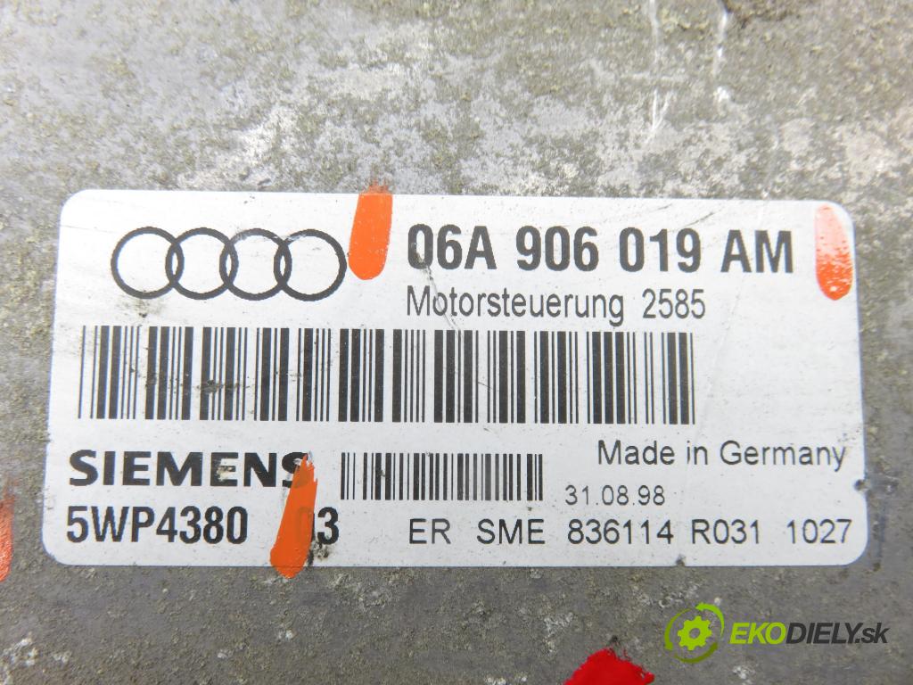 AUDI A3 (8L1) HB 1998 74,00 1.6 - AKL 1595,00 Riadiaca jednotka Motor 06A906019AM ; 5WP4380