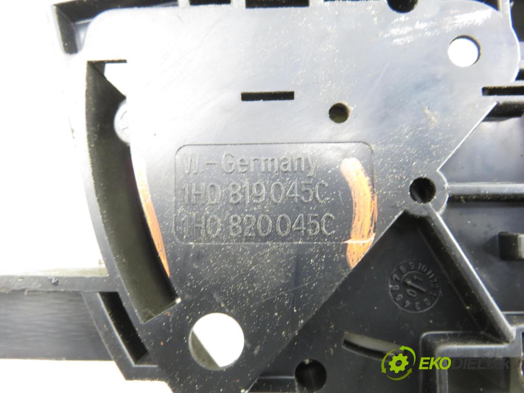 VW GOLF III (1H1) HB 1995 66,00 1.9 TDI - 1Z 1896,00 Panel topení 1H0819045C ; 1H0820045C