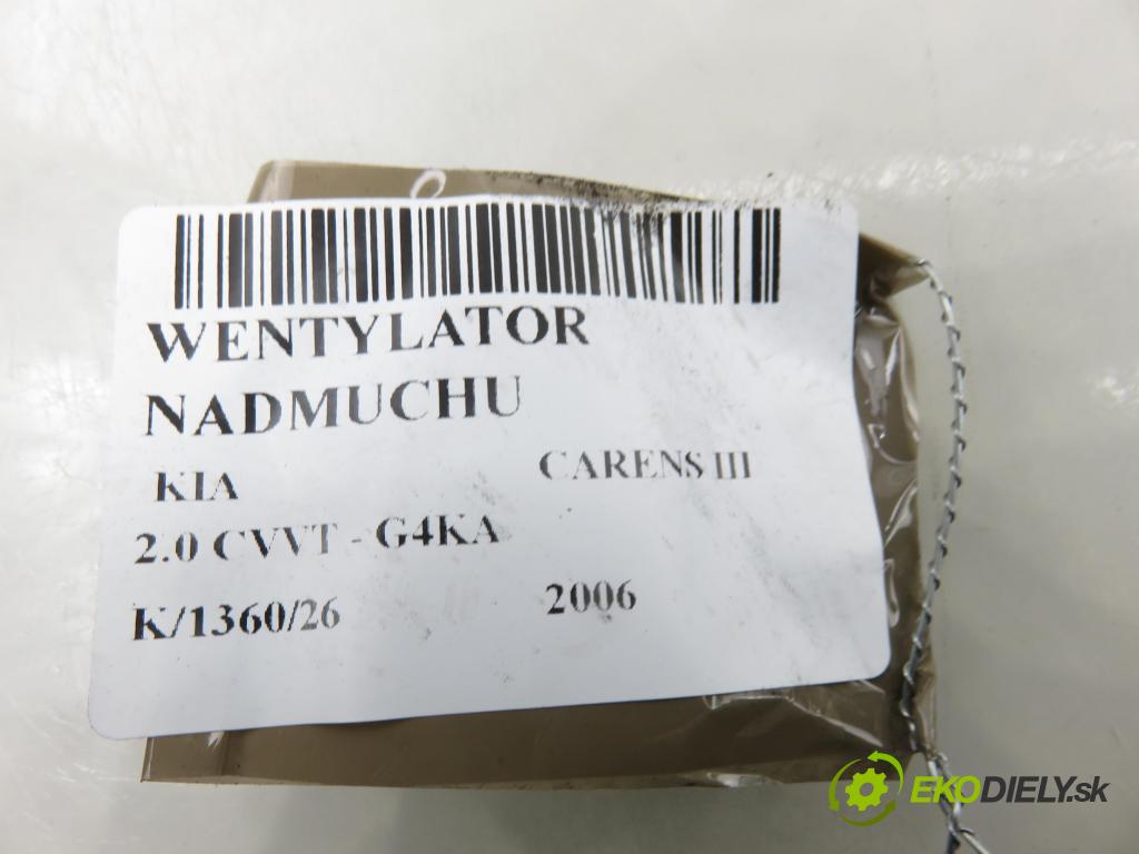 KIA CARENS III (UN) MINIVAN 2006 106,00 2.0 CVVT - G4KA 1998,00 Ventilátor vetráku A0540221C