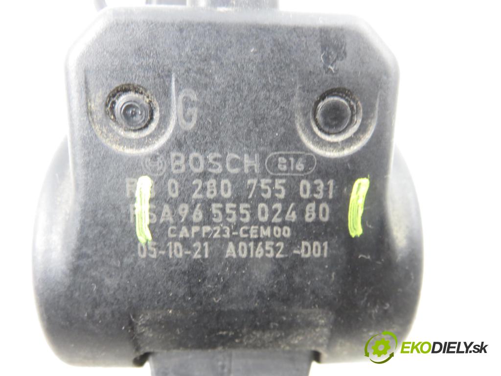 CITROEN XSARA PICASSO (N68) MINIVAN 2006 80,00 1.6 HDi - 9HZ (DV6TED4) 1560,00 potenciometr plynového pedálu 0280755031 ; 9655502480 (Potenciometr plynového pedálu)