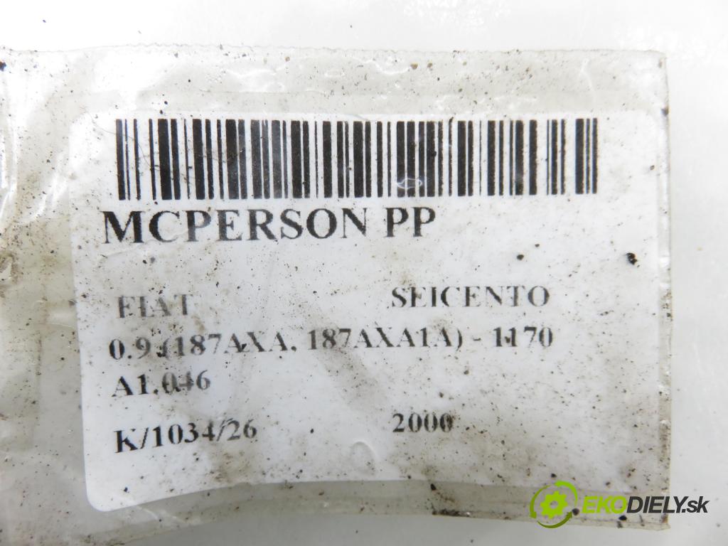 FIAT SEICENTO / 600 (187_) HB 2000 29,00 0.9 39 - 1170 A1.046 899,00 MCPERSON PP 